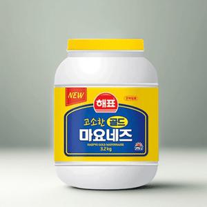 해표 고소한 골드 마요네즈 3.2kg 4개 대용량 업소용
