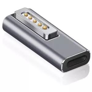USB C에서 마그네틱 2 T 팁 DC 고속 충전 컨버터 C타입 100W PD 충전기 어댑터 2013-2015 맥북 프로 에어