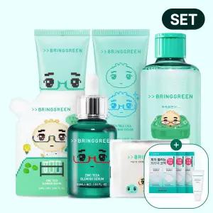 [트러블SET] 브링그린 징크테카 트러블 세럼 25mlX3 트리플 기획 + 티트리 토너 500ml 미스트 용기 기획