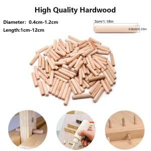 50pc 여러 크기 목공 Doweling Jig 키트 라운드 그루브 플루트 나무 플러그 핀 막대 드릴링 가이드 로케이