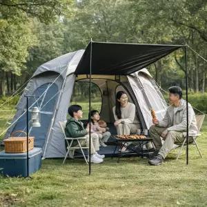 운동장텐트 헥사온 육각돔 원터치텐트 5~6인 방수텐트