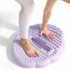 스톤 스테퍼 미끄럼 방지 지압 발 마사지 패드 가정용 풍선식 마사지기 강력 흡착판