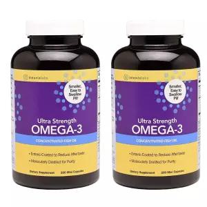 InnovixLabs 오메가3 피쉬오일 500mg 작은캡슐 200정 2개 Ultra Strength Omega3
