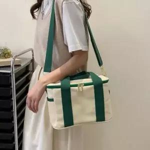 다용도 피크닉 보온 백 숄더 런치 보냉 백 도시락 가방