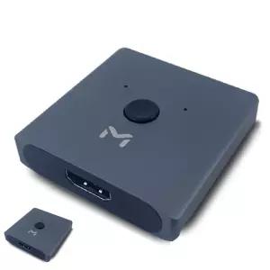 듀얼모니터분배기 HDMI 2대1 셀렉터 분배기 양방향 스위치 선택기 4K