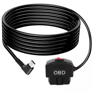 대시 카메라 OBD2용 전원 케이블 스위치 버튼 저전압 보호 기능이 있는 24시간 감시 및 접근 모드 11640V