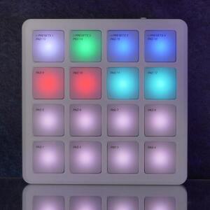 SMC-PAD 포켓 패드 휴대용 무선 MIDI 컨트롤러 16패드 퍼커션 DJ 음악 어레인저 키보드