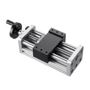 VEVOR 선형 스테이지 액추에이터 100mm 유효 스트로크 볼 스크류 CNC 모션 가이드 레일 이중 광축 C7