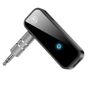 B46 USB 무선 블루투스 호환 자동차 휴대폰 오디오 송신기 리시버 어댑터 5mm Aux 컨버터