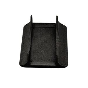 Mac Mini M4 2024 용 데스크탑 수직 스탠드 견고한 미끄럼 방지 컴퓨터 홀더 다기능 검정색 흰색