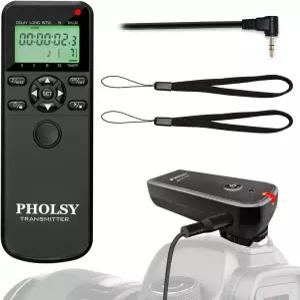 캐논 셔터 릴리스 C6 카메라 리모컨용 POLSY 타이머 인터벌미터 EOS R6 R7 R100 R8 1300D 1100D 1000D 550D