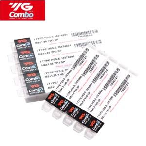 YG T2829 콤보 일반 나사 포인트 탭 M1M2M3M4M5M6M8M10M12M16M18M20-M30 가공 스테인레스 합금강 알루미늄