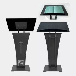 국내산 교회 학교 기업 강당 사회대 강연대 메뉴판 거치대 600mm 강의실 학생용
