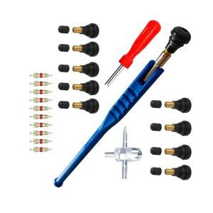 23PCS TR412 자동차 액세서리 제거 도구 자전거에 설치 밸브 수리 트럭 타이어 오토바이 다기능
