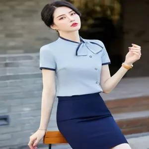 상담실장유니폼 여성 코디네이터 피부샵 데스크