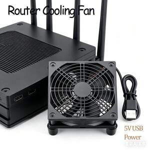 120mm x 25mm 저소음 USB 냉각 팬 수신기 DVR Xbox TV 박스 라우터 AV 캐비닛용 5V 케이스 팬