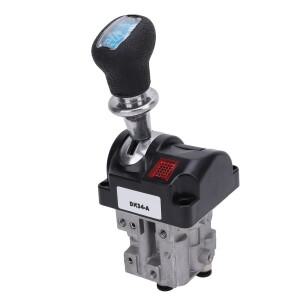 덤프 트럭 제어 밸브 3개의  연결 공기 피팅 구멍 작동 비례 유압 시스템용