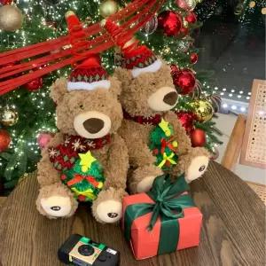곰돌이산타인형 말따라하는 애착인형 춤추는 댄싱트리