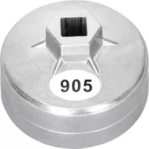 통제 73mm 필터 렌치 쉐보레/도요타/GM용 AC 델코 PF46/PF47/PF48/PF48e 호환되는 15플루트 제거 도구
