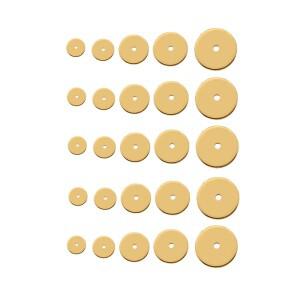 50pcs 스테인레스 스틸 플랫 디스크 스페이서 비즈 골드 4mm-10mm 빈 라운드 루즈 쥬얼리 만들기 DIY 공예