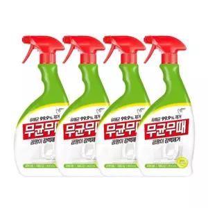 생활가전 필수품 욕실 곰팡이 제거 세정제 거품 분사형 900ml 4개입