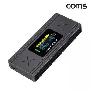NVMe NGFF M.2 SSD 외장케이스 10Gbps C타입 디스플레이 스크린 화면 WFLSB6P