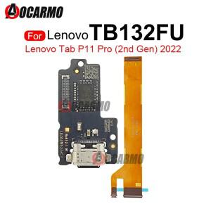 lenovo 호환 Tab P11 Pro(2세대)  11.2'' TB132FU LCD 화면 연결 플렉스 케이블 및 충전 포트 수리 부품