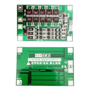 12V 30Ah~35Ah 오토바이 18650 배터리 홀더 보관함 플라스틱 케이스 3S 40A BMS 니켈 스트립 포함 캠핑 파