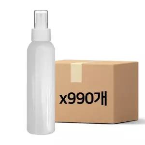 200ml 공병+스프레이x990개 분무기 미스트 백색용기 다용도 리필 분무 분사 용기 도매 WFLRLCS
