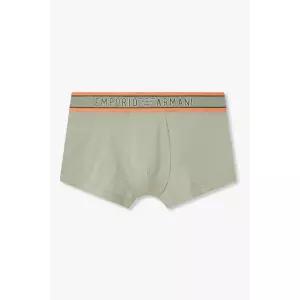매장정품 EMPORIO ARMANI UNDERWEAR 엠포리오 아르마니 언더웨어 남성 배색 트림 빅 로고 밴딩 드로즈 팬티