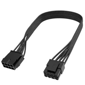 DCNETWORK 메인보드 ATX CPU 8핀(4+4) 전원 공급 장치 PSU용 남녀 연장 케이블 9.5인치(24cm)