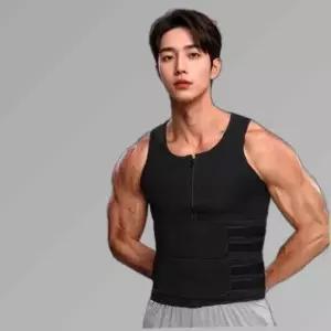 남녀공용 허리보호대 복부 2중밴드 보정조끼 헬스용품