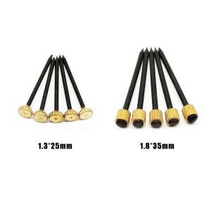 25pcs 그림을 걸기위한 검은 강철 황동 모자 손톱  유화 프레임 거울 시계 걸이 단단한 나무 벽