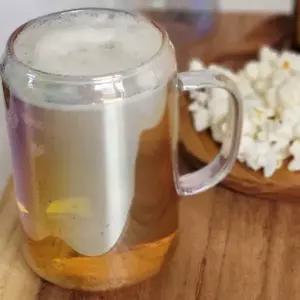 맥주컵 내열유리 500ml 술컵 머그잔 머그컵 오로라 예쁜컵 찻찬