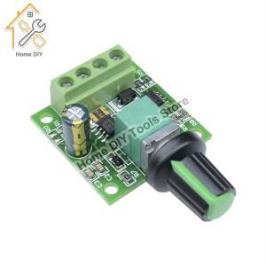 DC 1.8V-15V 2A 30W PWM 모터 속도 컨트롤러 레귤레이터 저전압 팬 제어 스위치 조정 가능 드라이브 5V 12V