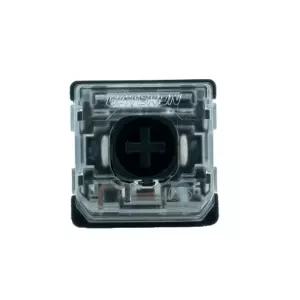 GATERON KS-33 로우 프로파일 무음 2.0 키보드 스위치 기계식 리니어 3핀 SMD LED 팩토리 프리루브 35 블랙