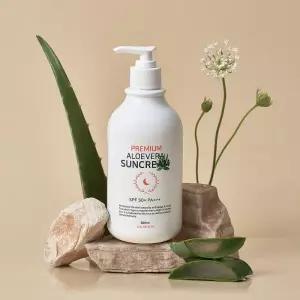 매장정품 DRMOON 프리미엄 대용량 알로에베라 선크림 SPF50+ PA+++ 500ml