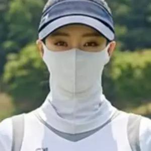 파크골프마스크여름용 새부리형냉감 나비존 마스크 목햇빛가리기