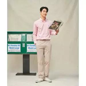 매장정품 BEANPOLE 빈폴 MEN 여름 치노 슬림 팬츠 베이지 (BC5321E02A) BC5321E02A 1635466