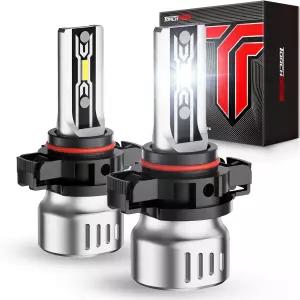 토치빔 5202 LED 안개 전구 또는 DRL 12000LM 6500K 쿨 화이트 1 미니 사이즈 5201 PS19W 안개등 자동차