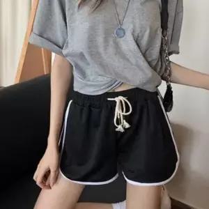 친절한탄씨 핫팬츠 숏팬츠 반바지 점프수트 편한바지 트레이닝 청 여자편한바지 청바지 여성바지