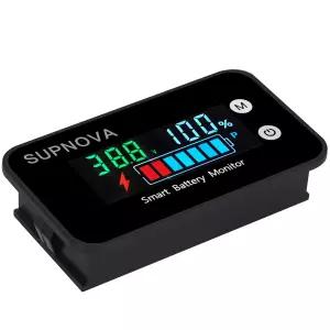 배터리 모니터 12v 24v 36v 48v 60v 72v SUPNOVA 자동차 골프 카트 테스터 디지털 디스플레이 용량 7-100V