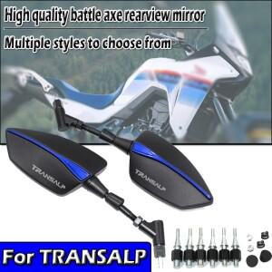 [호환품]TRANSALP 600 650 700 XLV XL750 8/10mm  고 범용 바이크 오토바이 토마호크 백미러