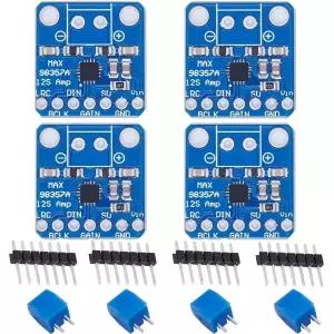 4PCS MAX98357A I2S 3W 클래스 D 증폭기 브레이크아웃 인터페이스 DAC 디코더 모듈 - Rasp Berry Pi ESP 32