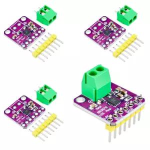 SATUY 4PCS MAX98357 I2S 3W 오디오 앰프 브레이크아웃 보드 필터 없는 클래스 D DAC 디코더 모듈 DIY