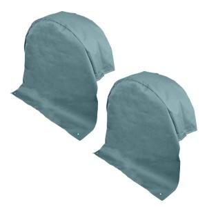 2PCS 캐러밴 휠 커버 타이어 캠핑카 트레일러 65cm/78cm RV 액세서리 및