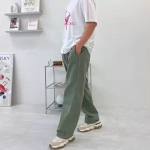 남성 헤니스 크런치 와이드팬츠 아노락롱팬츠 통바지 yes52OFJ