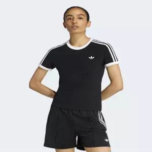 아디다스 3-스트라이프 슬림 티셔츠 - 블랙 화이트 KD7980 82901903