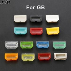 [호환품] 호환 GB DMG 호환 001 게임 콘솔용 JCD 멀티 컬러 더스트 커버 쉘 플러그 플라스틱 단추 교체 액