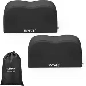 RVMATE 듀얼 액슬 휠 커버 2팩 - RV/트럭/트레일러용 27~30인치 타이어 방수 안티 UV 420D 옥스포드 블랙